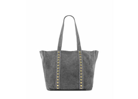 Bolso Tote De Piel Ante